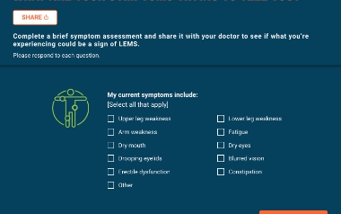 Symptom self-assessment